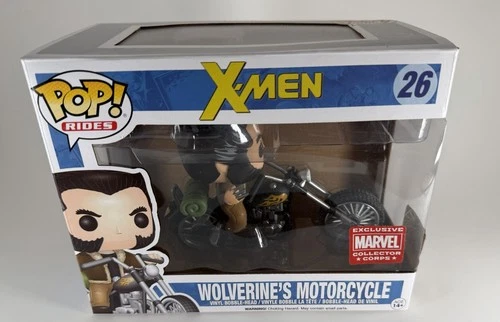 Wolverine's Motorcycle Funko Pop! Rides X-Men #26 Collector Corps Exclusive NIB