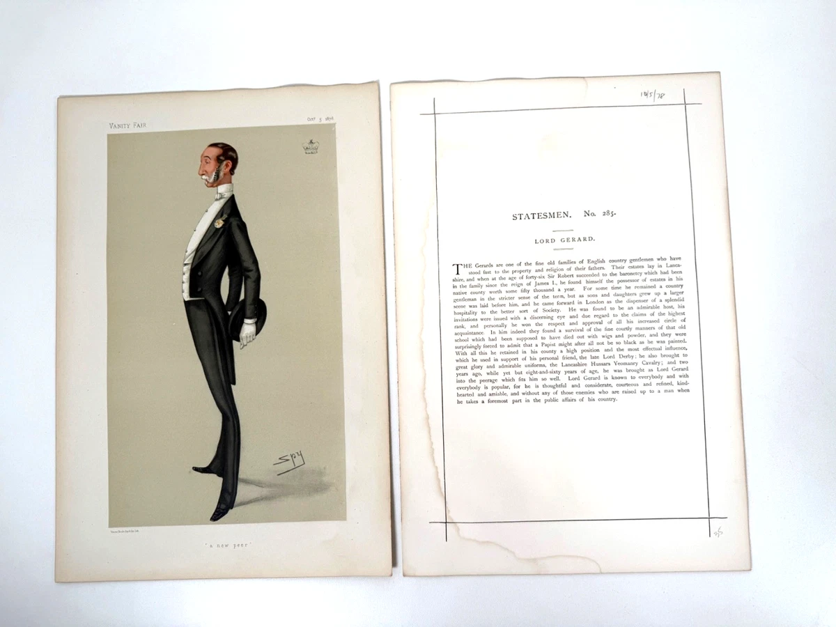 Vanity Fair Spy Prints for sale | eBay
