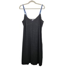 Vintage y2k Gilligan O'Malley Sleepwear Large Midi Slip Dress Boho Whimsy Fairy