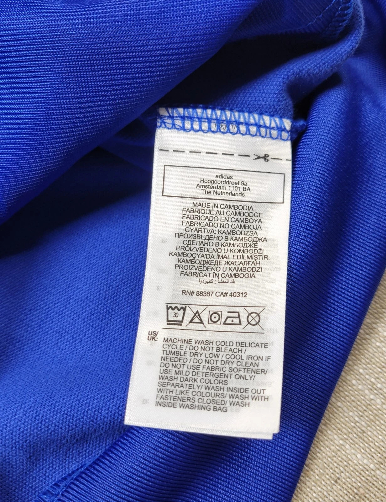 Adidas Originals Beckenbauer Track Jacket FB Nations France Men’s Size XS image 10