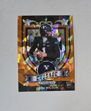 2021 Panini Prizm Draft Picks Crusade Zach Wilson #168 Orange Ice Prizm RC