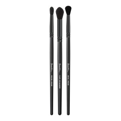 Bueart Design Eyeshadow Blending Brush Set with Soft Hair for Detail Black 