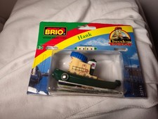 Vintage BRIO Theodore Tugboat HANK 1998 Wooden Railway w/ Moving Eyes 32711