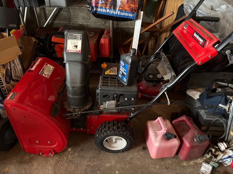 Yard Machines 179cc 22" Snow Blower Recoil Start, 2-Stage Garage Kept