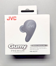 New JVC Gumy Premium True Wireless Earbuds Active Noise Cancelling HA-A23T -B-U