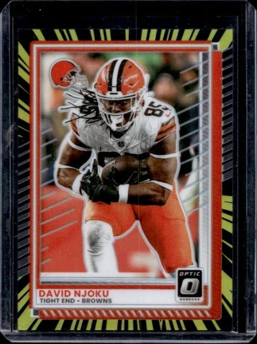 2025 Panini Donruss Optic David Njoku Electricity Prizm #/75 Browns