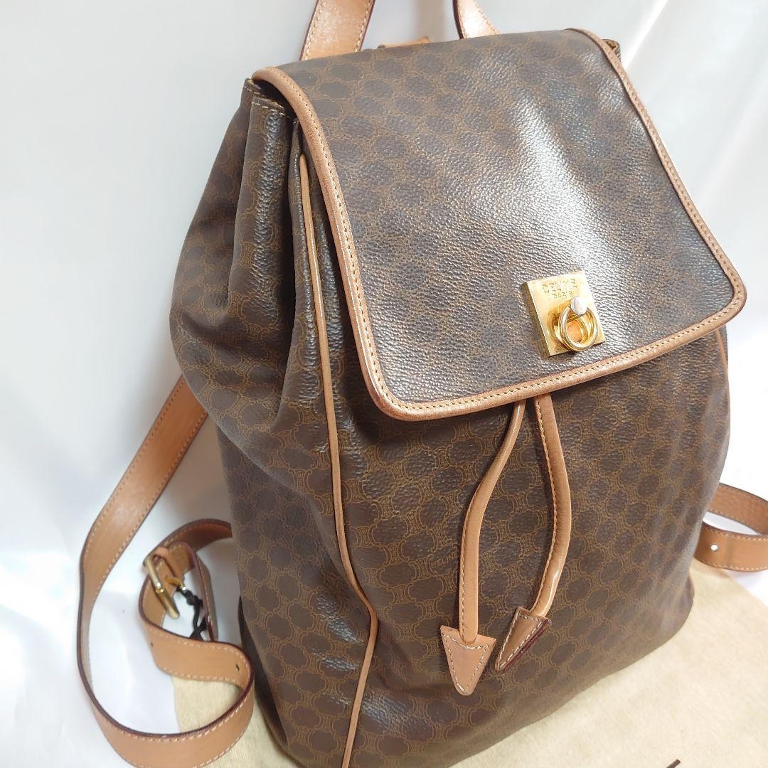 CELINE Macadam pattern mini backpack vintage - image 3