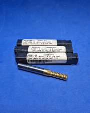 EE. UU. Carburo 9/32" Carburo Sólido Alta Hélice TiN Recubierto Fresa Cuadrada (Cantidad 3)