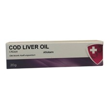 Cod Liver Oil Skin Healing Cream 20g Natural Relief For Dry Skin