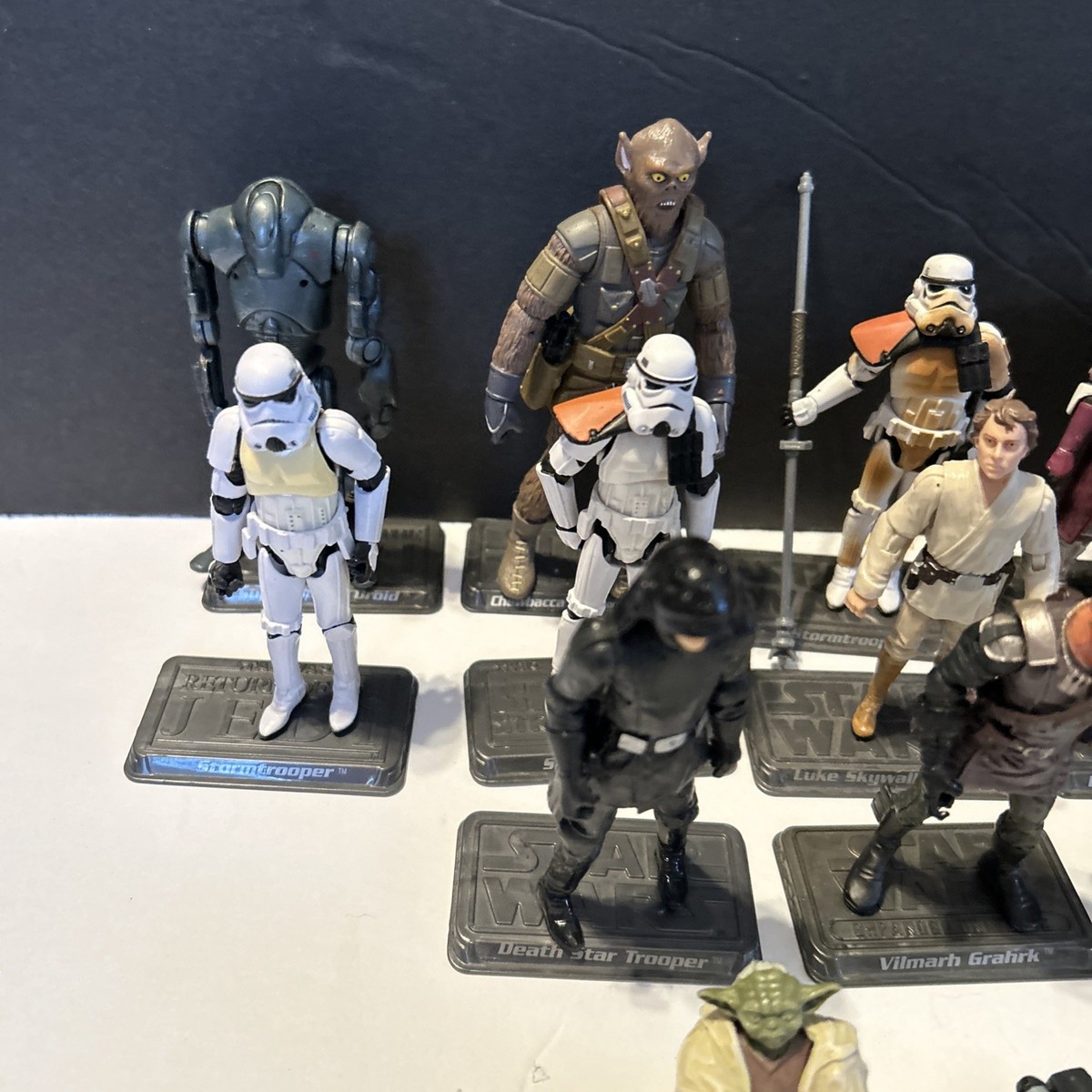 その他 Star Wars 30th Stamped Buybacks Star Wars 30th Anniversary Lot 2005 LFL Hasbro 19 Figures Various