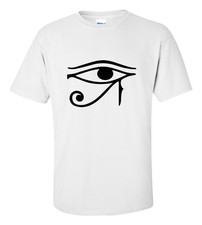 Eye of Horus Power T-shirt Egyptian Symbol Protection Cotton Graphic Tee