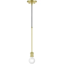Livex Lighting 47161-12 Lansdale Pendant Satin Brass