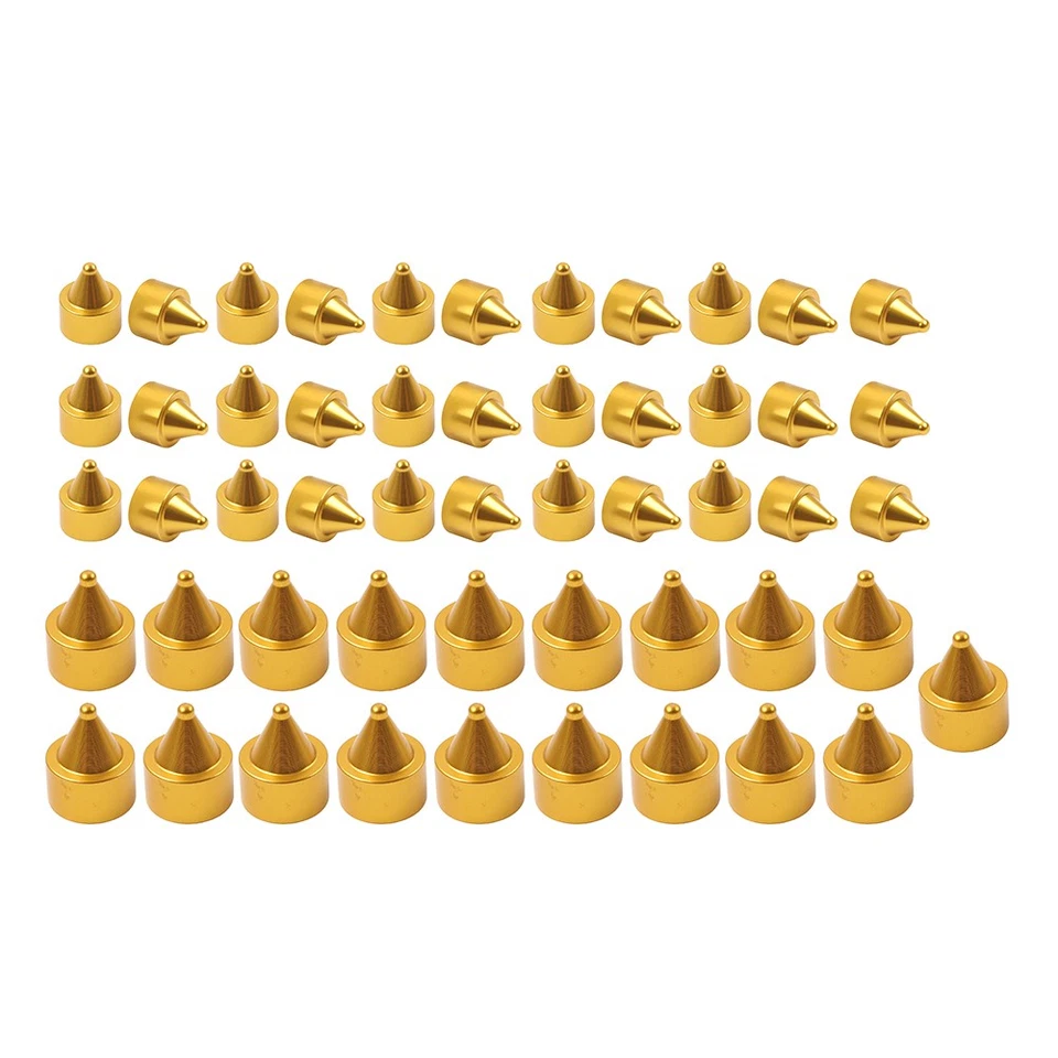 52X For Indian Chief Roadmaster Challenger Engine Topper Bolt Cover Screw Cap Foto 4 de 4