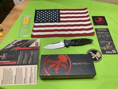 Microtech 160-10 Socom Elite S/E Manual Folding Knife   Stonewash