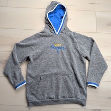 UCLA Bruins Hoodie Sweatshirt Mens XL Champion Heathered Gray Pullover Workout