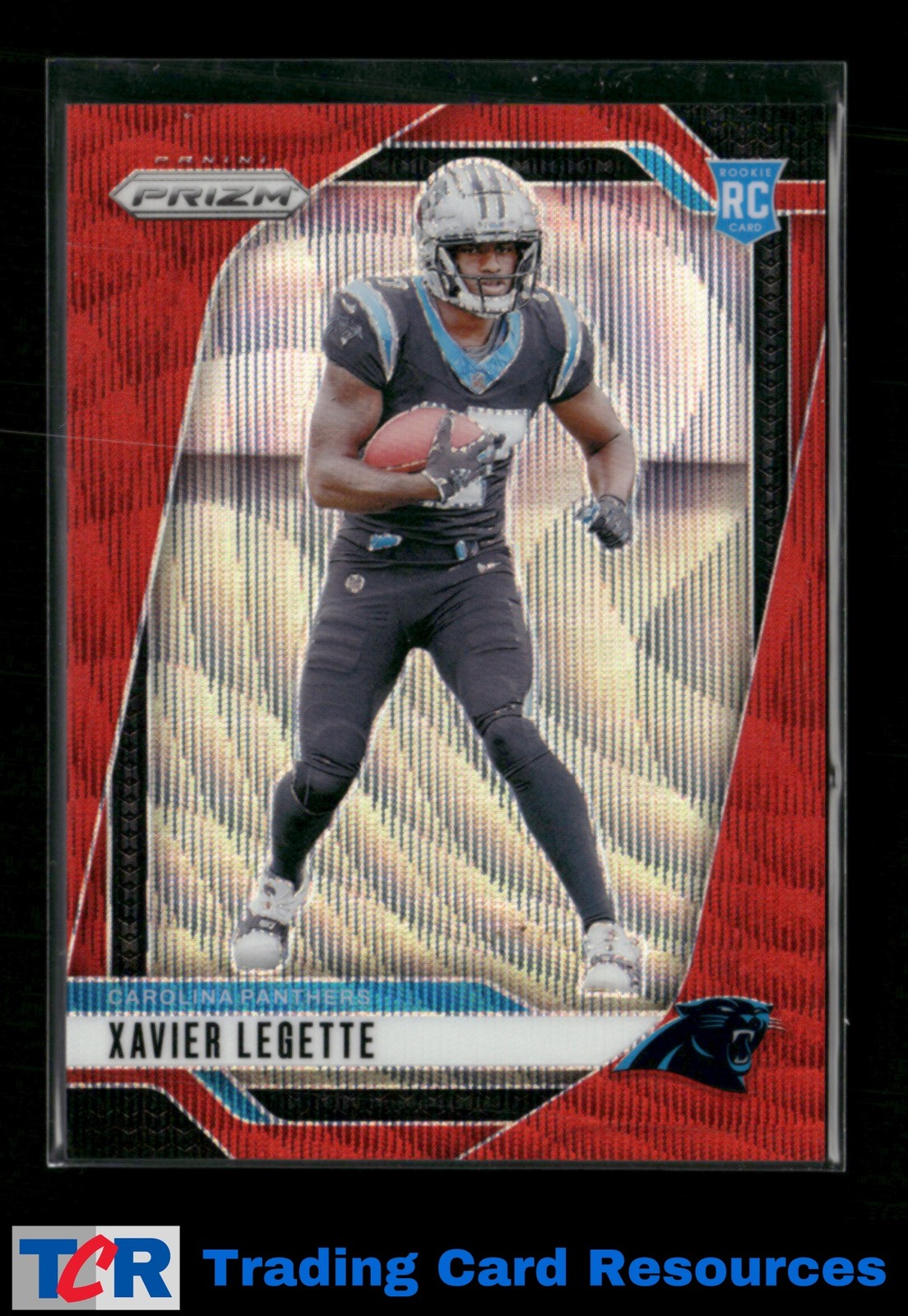 2024 Panini Prizm #398 Xavier Legette Red Wave #/149