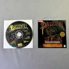 DEMO Elder Scrolls: Chapter 2 Daggerfall PC CD ROM 1996 Rare Interactive Preview