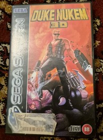 Sega Saturn MK-80200A PAL Console - Controllers, Hulk And Duke Nukem 3D Game