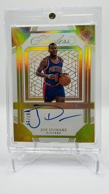 2024-25 Panini Flawless - Joe Dumars Framework Signatures Gold /10 #FRM-JDU