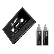 Cassette Tape Cleaner Kit - Reusable Tape Head Cleaner with 2 Cleaning Fluid ...