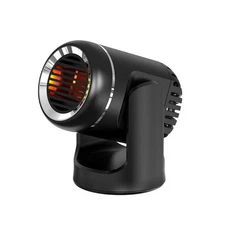 12V 130W Car Heating and Cooling Fan Black