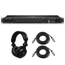 Behringer U-PHORIA UMC1820 Audiophile 18x20 USB 2.0 Audio/MIDI Interface, Bundle