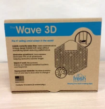 Fresh Products Wave 3D Urinal Screen Deodorizers Cucumber Melon Scent 10/Pack