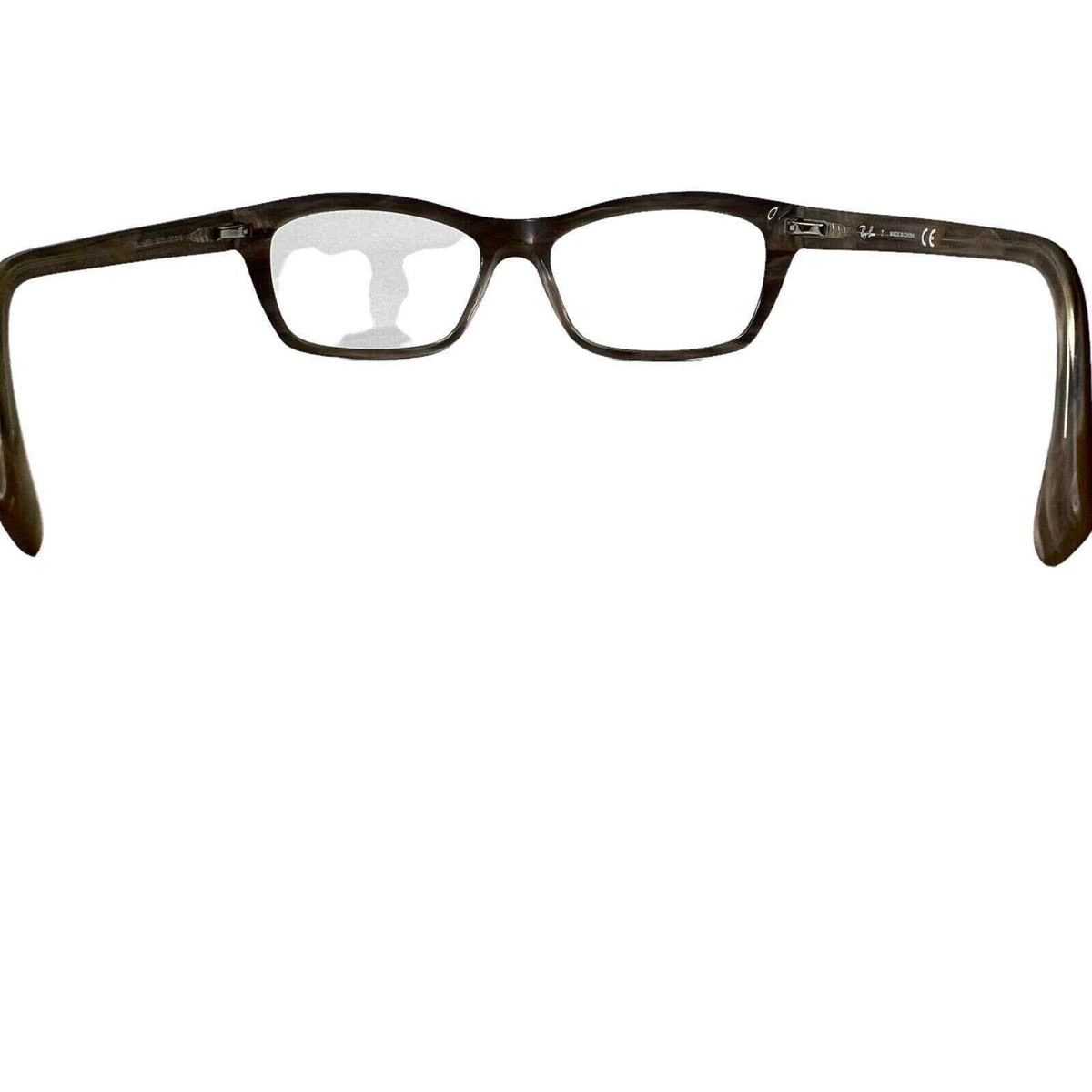 Ray-Ban RB5255 5075 Eyeglasses Frames Brown Rectangle Full Rim 51-16-135‎ H4601 Ray-Ban RB5255 5075 Eyeglasses Brown Tortoise Rectangle Full  main image 2