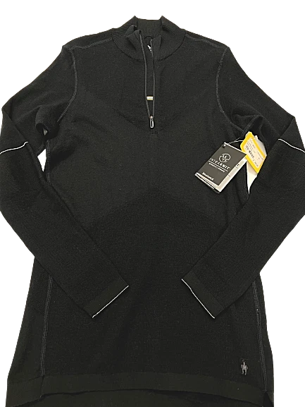 $150 Smartwool Merino Intraknit 1/4 Zip 250 Thermal Top NWT Sz L Baselayer Women