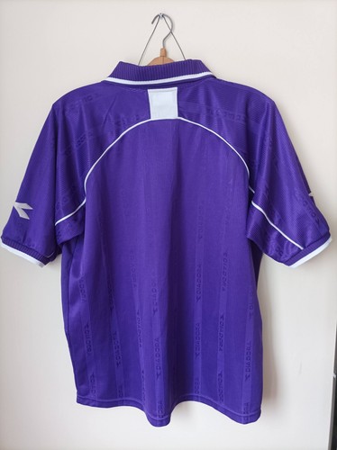 Vintage 1990s Diadora Italy Football Soccer Template Shirt Jersey Purple Size XX - Picture 2 of 15