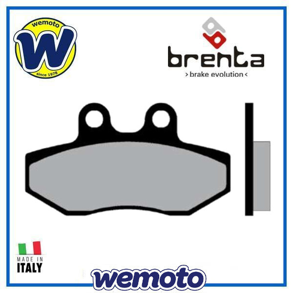 Organische BremsbeläGe Vorn FüR Yamaha Xc 125 Cygnus 2006 Brenta-image