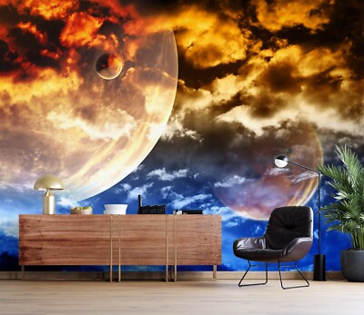 3D Planet Wolke ZHUC14039 Tapete Wandbild Fototapete Abnehmbarer Ann