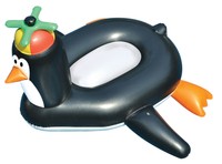 Swimline Inflatable Rideable Penguin Float + Rideable Pink Flamingo Float on sale Swimline Inflatable Rideable Penguin Float + Rideable Pink Flamingo Float on sale