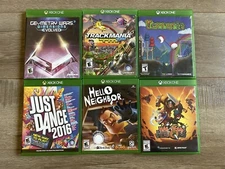 Xbox One Game Lot Terraria Just Dance 2016 Hello Neighbor Has Been Heroes Etc