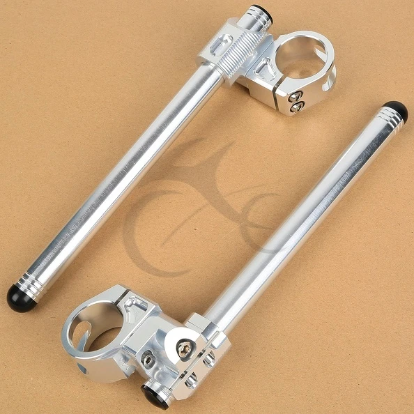 Pair Handle Bars 38MM Clip on Handlebars Fit For YAMAHA FZR 400/600CC 1989-1996 - Image 2 of 4