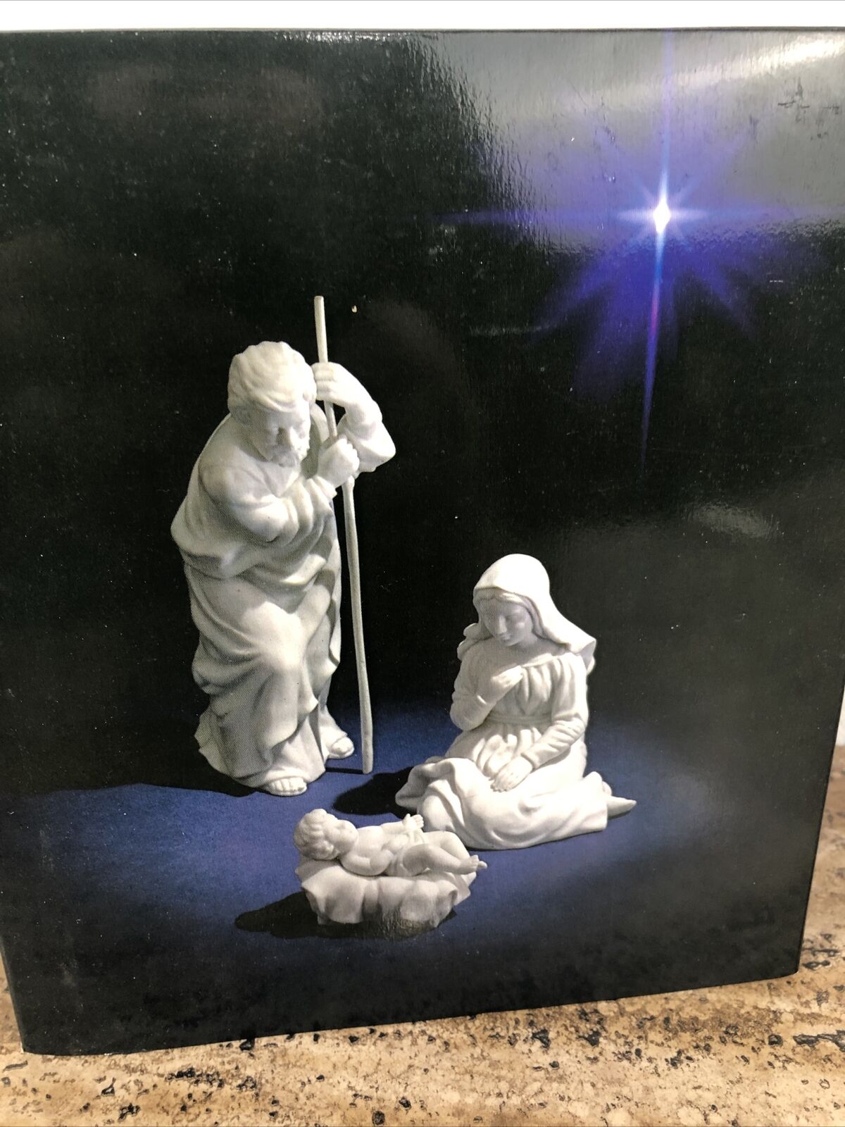 Avon Nativity Collectibles White - Holy Family - New In Original Box