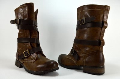 Zapatos Mujer Botines Botas de Otoño Gr.36-41 Caqui A.346 | eBay