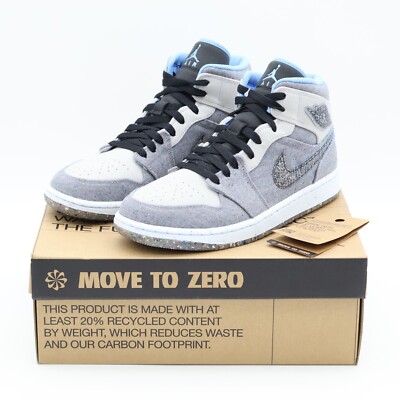 DM3529-004 Nike Air Jordan 1 Mid SE Crater Grey University