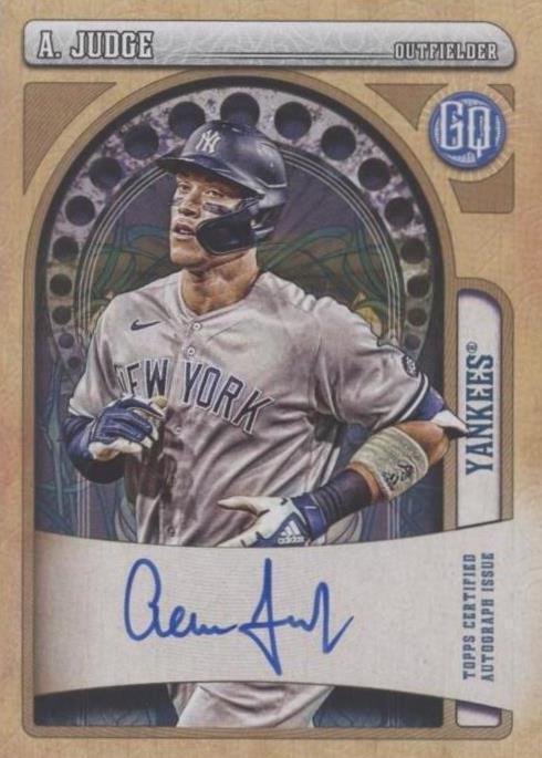 2021 Topps Gypsy Queen - Gypsy Queen Autographs Aaron Judge #GQA-AJ (AU ...