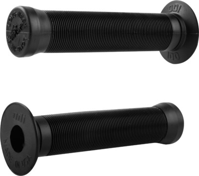 ODI Black Longneck Ribbed BMX MTB Fahrrad Roller Lenkergriffe 143mm Closed Ends