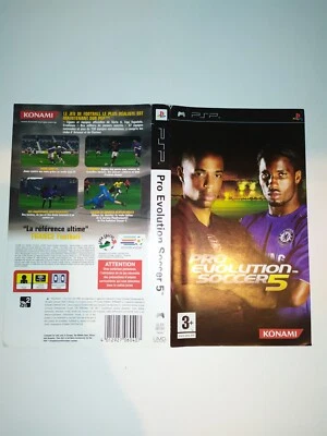Jaquette Pro Evolution Soccer 05 PES 2005 Sony Playstation portable PSP