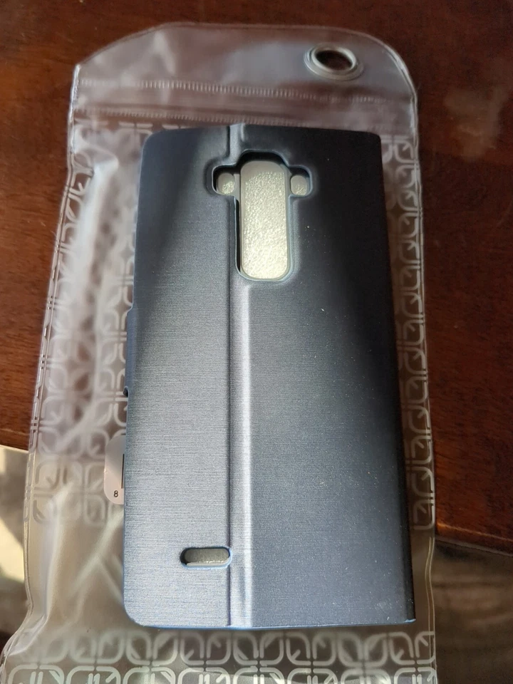 Vena Wallet Phone Case Oxford Blue vSuit Pattern For LG G Flex 2 - Image 2 of 4