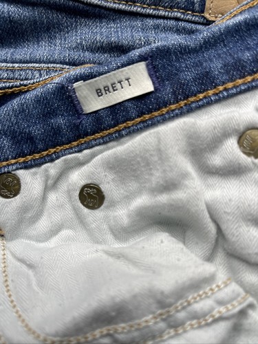 Abercrombie & Fitch Brett blue distressed jeans women size 28x31 cotton spandex - Picture 4 of 7