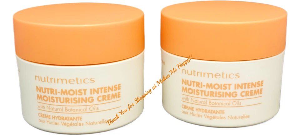 2 Jars 🌟 Nutrimetics Nutri-Moist Intense Crème 🌟 Face Moisturiser - Dry Skin - image 4 of 4