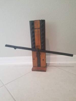 BUCKMAN PAT 1872 Window Sash Holder Jack Store Display Buck & Co Lebanon NH 16''H