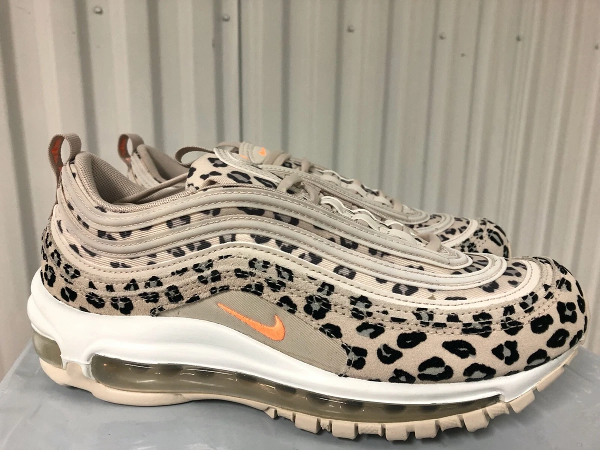 zwak januari Indiener Wmn Nike Air Max 97 LEOPARD CHEETAH Desert Sand Peach Cream Wht 8 CW5595  001 90 | eBay