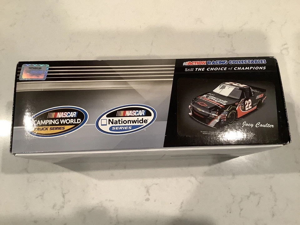 JOEY COULTER 2012 AUTOGRAPHED CHEVY SILVERADO RCR/DARRELL GWYNN DIECAST & CARD - Image 4 of 4