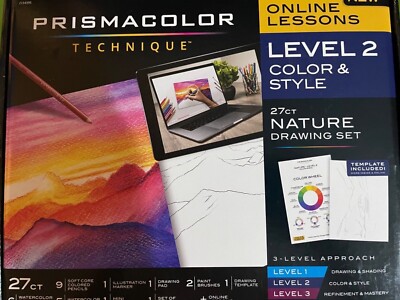 Prismacolor Technique LEVEL 2 Color & Style 27 Ct Color & Style Animal Drawing