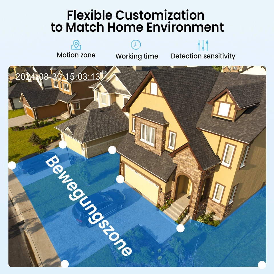 ARCCTV Solar Battery Powered Wireless Security Camera System WiFiIP Outdoor Home - Image 3 of 4