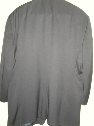 Hart Schaffner & Marx Brown pattern 2B Silk sportcoat 46R (S24) - Picture 3 of 6